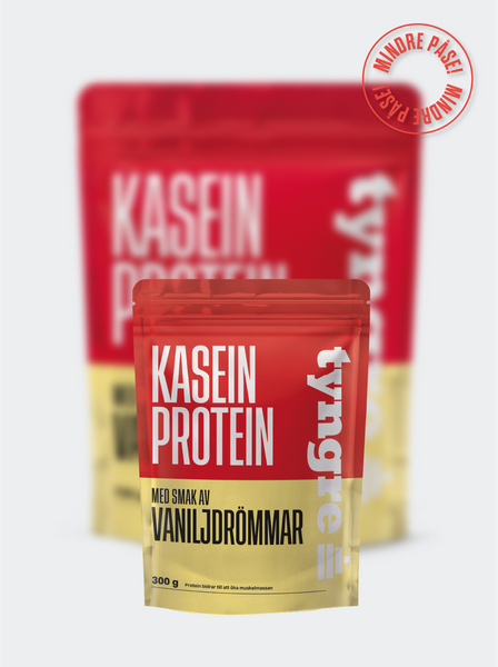 Tyngre Kasein Vaniljdrömmar 300g, Proteinpulver