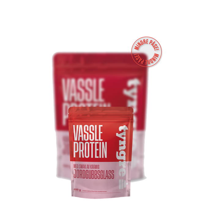 Tyngre Vassle Krämig Jordgubbsglass 400g