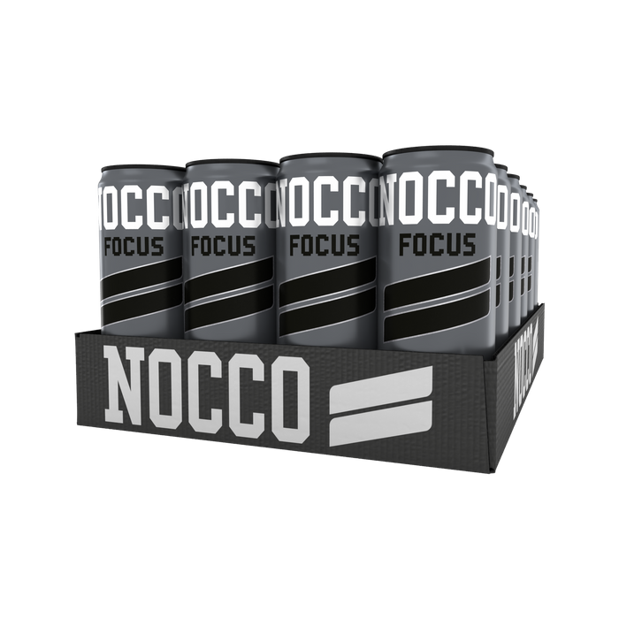 NOCCO FOCUS Ramonade 24-pack, 180mg koffein - sockerfri funktionsdryck