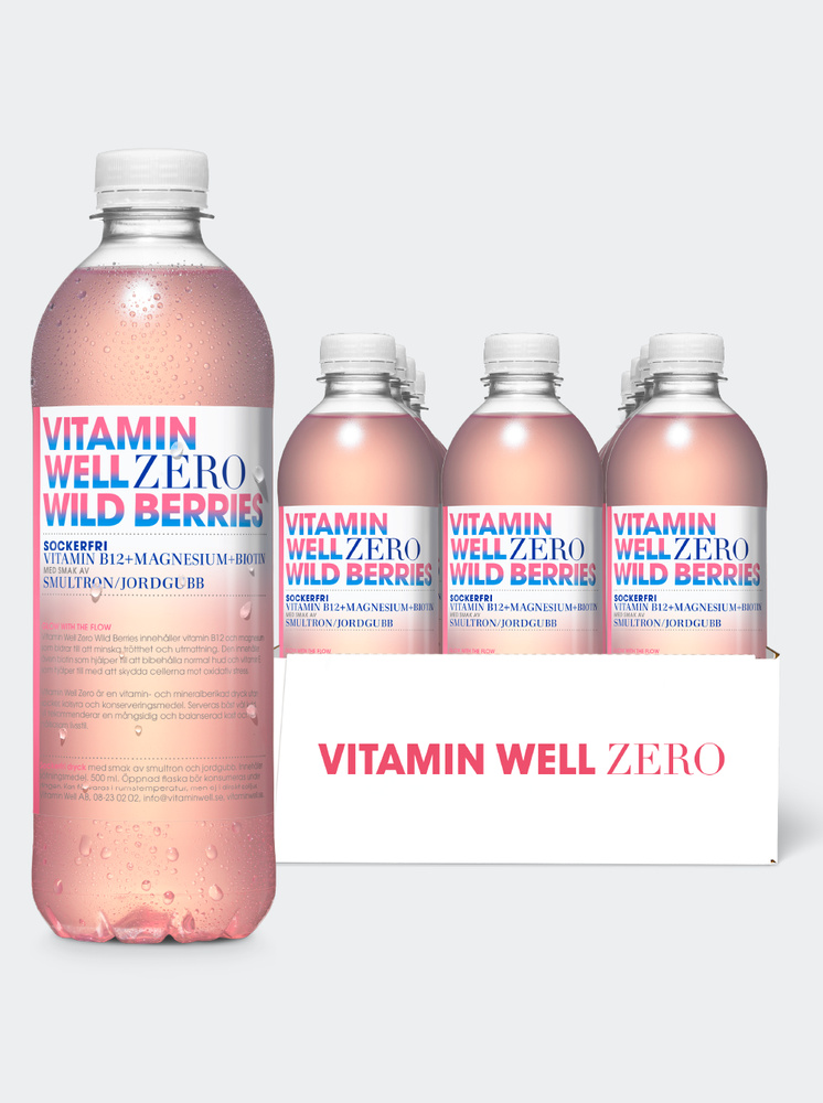 Vitamin Well Zero Wild Berries 12-pack