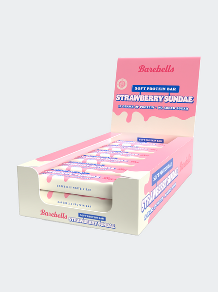 Barebells Strawberry Sundae 12-pack, Proteinbars