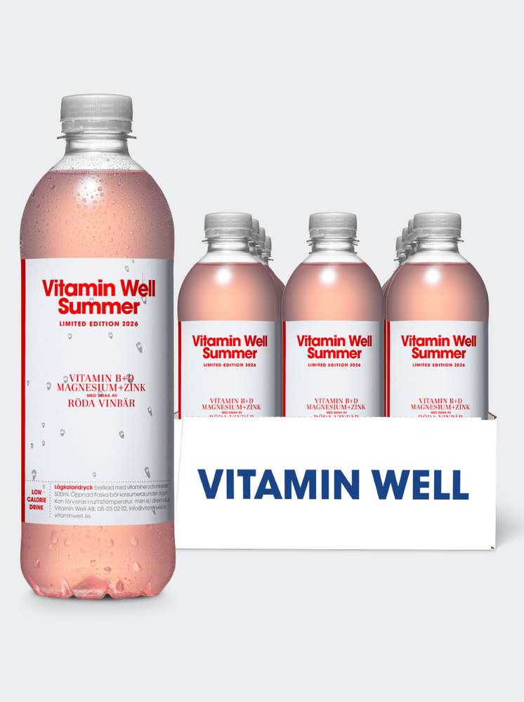 Vitamin Well Röda Vinbär 12-pack