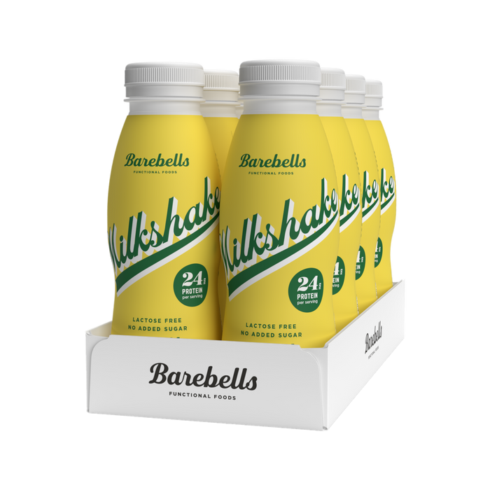 Barebells Milkshake Banana 8-pack, Protein shake
