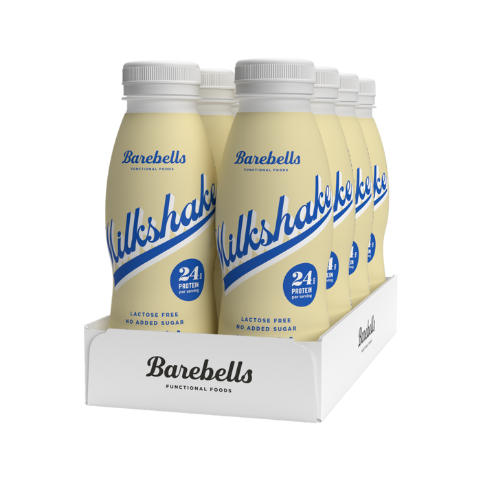 Barebells Milkshake Vanilla 8-pack, Protein shake